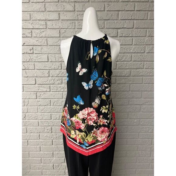 INC International Concepts Floral Halter Top Size M - Picture 2 of 9